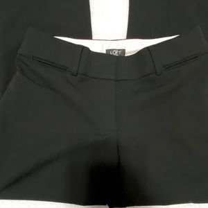 LOFT Julie trousers 2P - BLACK TROUSERS